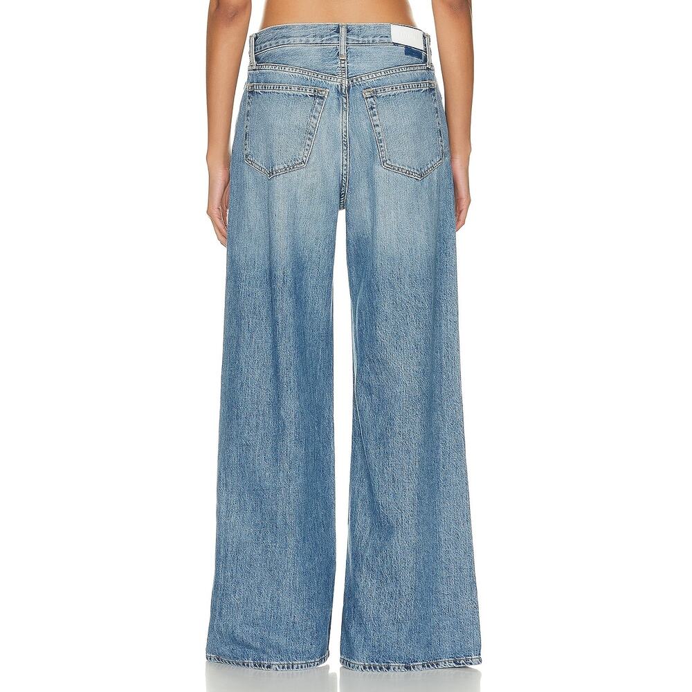 Re/Done Originals Low Rider Loose Wide-Leg Baggy Jeans Denim Blue Size 26 NWT - Picture 2 of 14